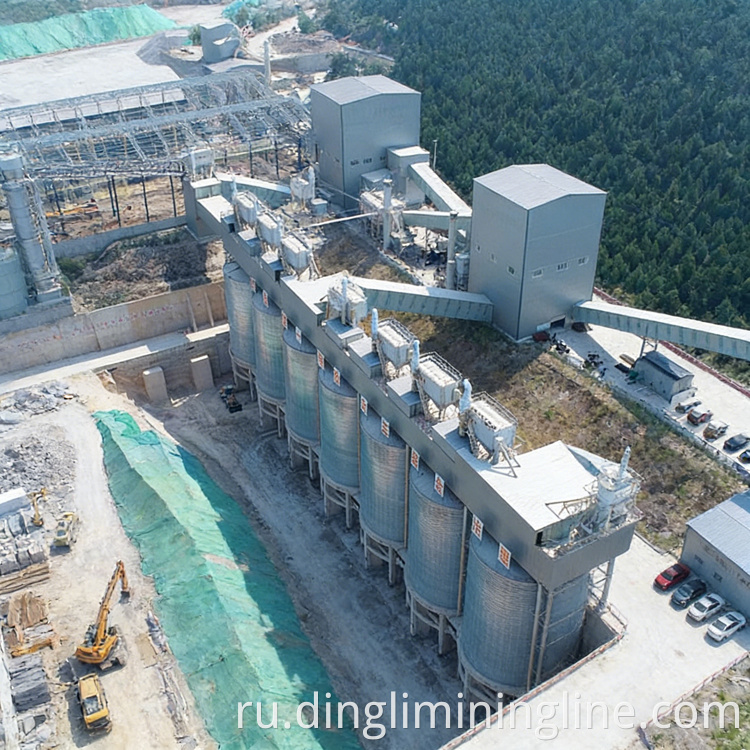 Limestone aggregate production line